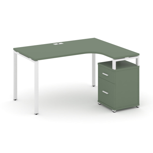 Стол эргономичный с опорной тумбой Concept CN.SA-306(R)