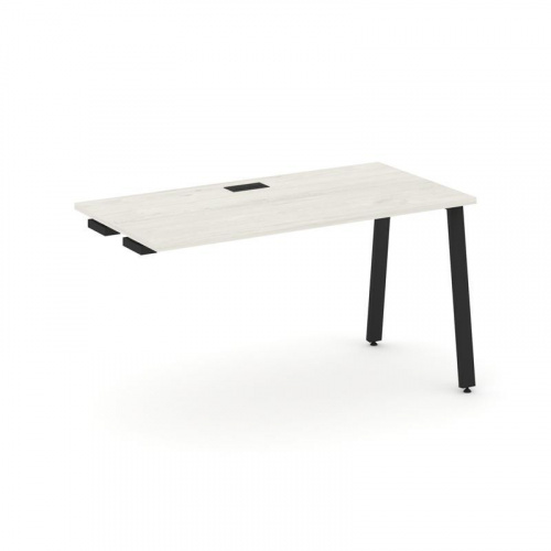 Style Project Стол-приставка к опор. элем. SN-6A.OPRS-014 Дуб Табак/Металл Белый 1580*700*750 фото 11