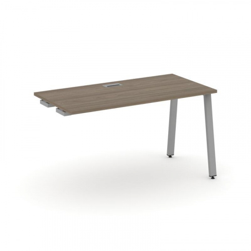 Style Project Стол-приставка к опор. элем. SN-6A.OPRS-014 Дуб Табак/Металл Белый 1580*700*750