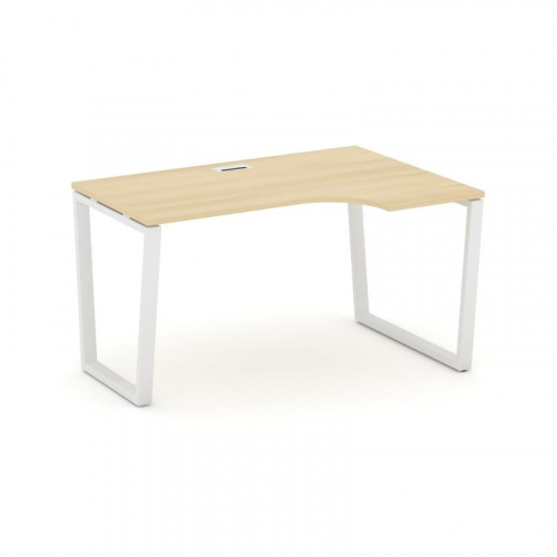 Style Project Стол рабочий эргоном. SN-6T2.SPA-021(R) Акация Лорка/Металл Антрацит/Заглушка Пластик фото 21