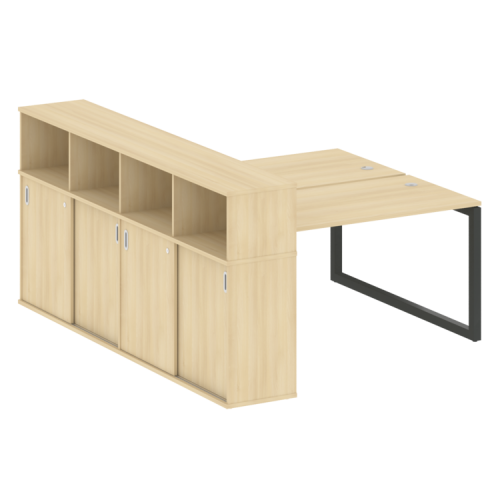 Бенч-система с шкафом-купе на О-обр. м/к Metal System Quattro 50БО.РС-СШК-4.3 фото 14