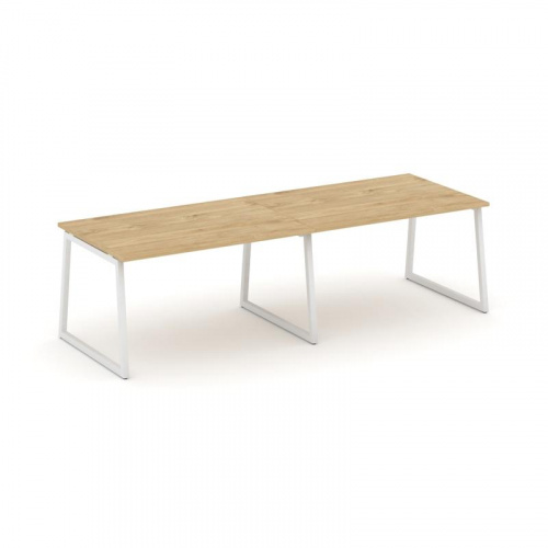 Style Project Стол переговорный SN-4T1.SPRG-014.3 Акация Лорка/Металл Антрацит 3160*980*750 фото 3