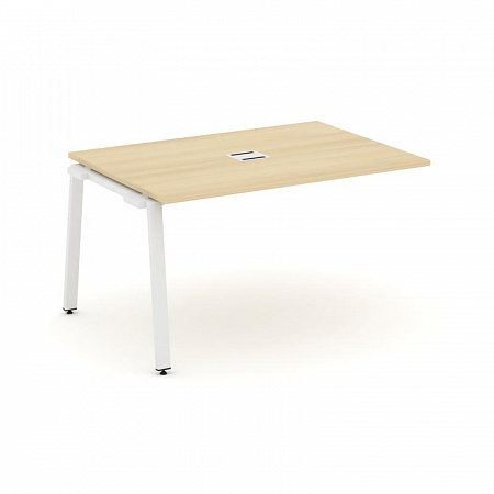 Style Project Проходной наб. элем. перег. стола SN-6A.NSPRG-003 Акация Лорка/Металл Белый 1380*980*7