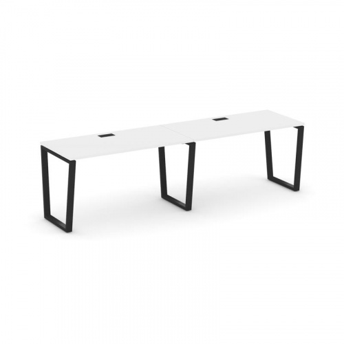 Style Project Рабочая станция 1 сторон. SN-6T2.ORS-022 Акация Лорка/Металл Антрацит/Заглушка Пластик фото 6