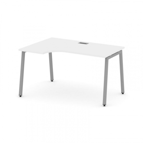 Style Project Стол рабочий эргоном. SN-4A.SPA-022(L) Антрацит/Металл Антрацит 1580*800/980*750 фото 13