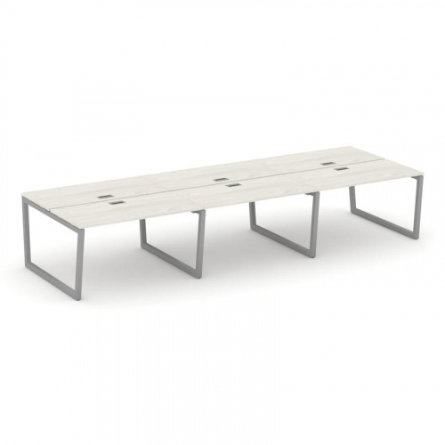 Style Project Рабочая станция 2-х сторон. SN-5T2.DRS-074 Акация Лорка/Металл Антрацит/Заглушка Пласт фото 12