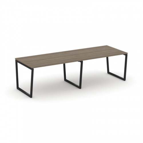 Style Project Стол переговорный SN-4T2.SPRG-011.3 Акация Лорка/Металл Антрацит 1960*980*750 фото 5