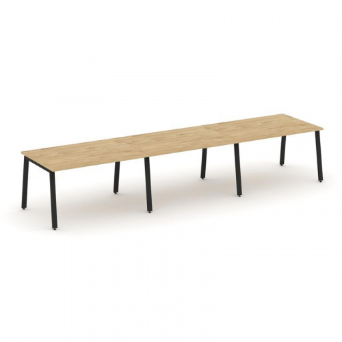 Style Project Стол переговорный SN-6A.SPRG-024.3 Тиквуд Светлый/Металл Антрацит 4740*980*750 фото 11