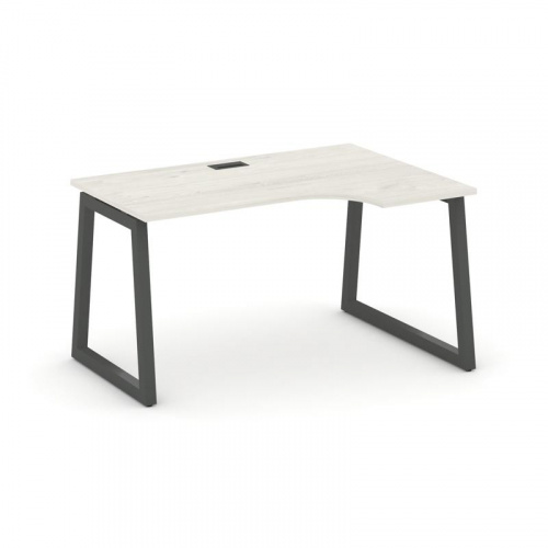 Style Project Стол рабочий эргоном. SN-5T1.SPA-022(R) Акация Лорка/Металл Антрацит/Заглушка Пластик фото 24