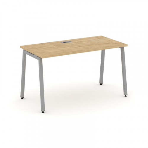 Style Project Стол письменный SN-4A.SP-012 Дуб Наварра/Металл Белый 1180*700*750 фото 3