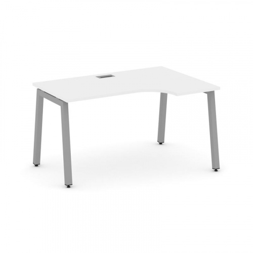 Style Project Стол рабочий эргоном. SN-5A.SPA-022(R) Дуб Наварра/Металл Антрацит 1580*800/980*750 фото 14