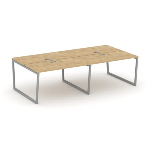 Style Project Рабочая станция 2-х сторон. SN-4T2.DRS-051 Акация Лорка/Металл Антрацит/Заглушка Пласт фото 2