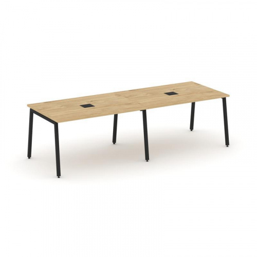 Style Project Стол переговорный SN-4A.SPRG-014 Белый/Металл Антрацит 3160*980*750 фото 8 Style Project Стол переговорный SN-4A.SPRG-014 Белый/Металл Антрацит 3160*980*750 фото 8