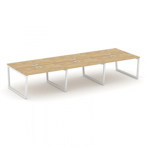 Style Project Рабочая станция 2-х сторон. SN-5T2.DRS-074 Акация Лорка/Металл Антрацит/Заглушка Пласт фото 3