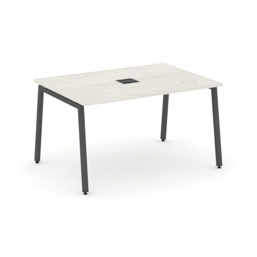 Style Project Стол переговорный SN-4A.SPRG-004 Тиквуд Светлый/Металл Белый 1580*980*750 фото 27