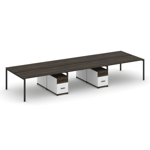 Бенч-система на 6 мест с 2 опорными тумбами Concept CN.DRS-348 фото 9