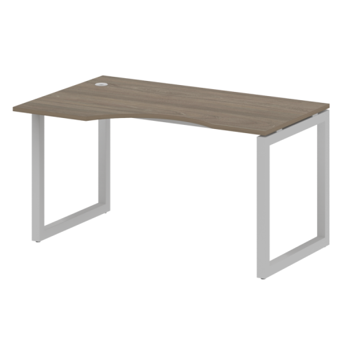 Стол криволинейный левый на О-обр. м/к Metal System Quattro 50БО.СА-2 (L)