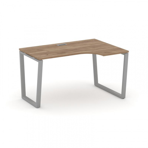 Style Project Стол рабочий эргоном. SN-6T2.SPA-021(R) Акация Лорка/Металл Антрацит/Заглушка Пластик фото 10