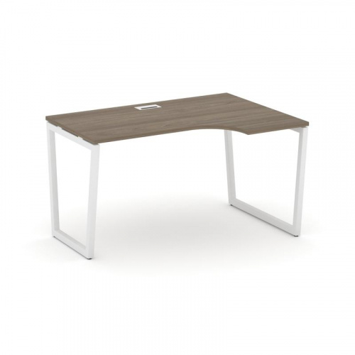 Style Project Стол рабочий эргоном. SN-4T2.SPA-021(R) Акация Лорка/Металл Антрацит/Заглушка Пластик фото 14