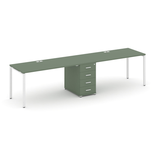 Бенч-система на 2 места с 1 опорной тумбой Concept CN.ORS-402