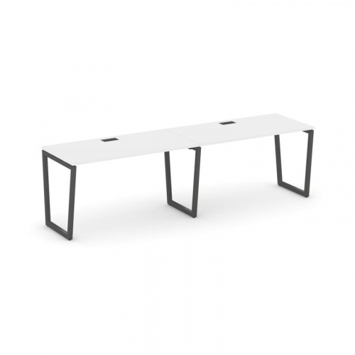 Style Project Рабочая станция 1 сторон. SN-4T2.ORS-024 Акация Лорка/Металл Антрацит/Заглушка Пластик фото 26