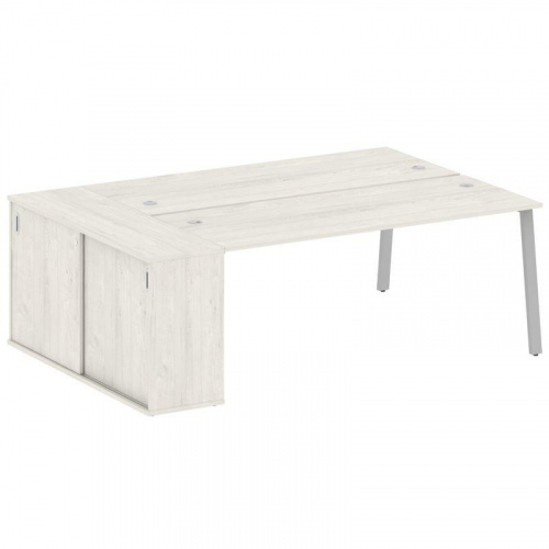 Бенч-система с шкафом-купе на А-обр. м/к Metal System БА.РС-СШК-1.5