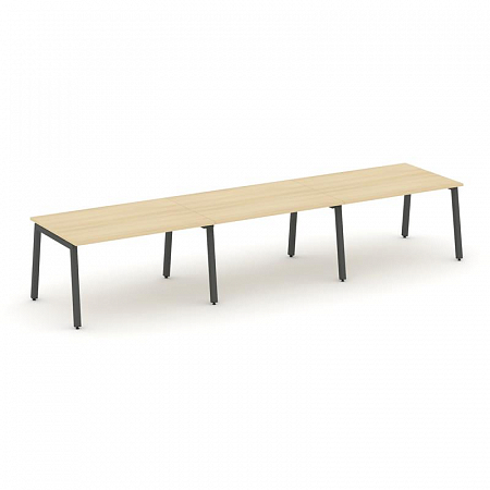 Style Project Стол переговорный SN-5A.SPRG-022.3 Акация Лорка/Металл Антрацит 3540*980*750