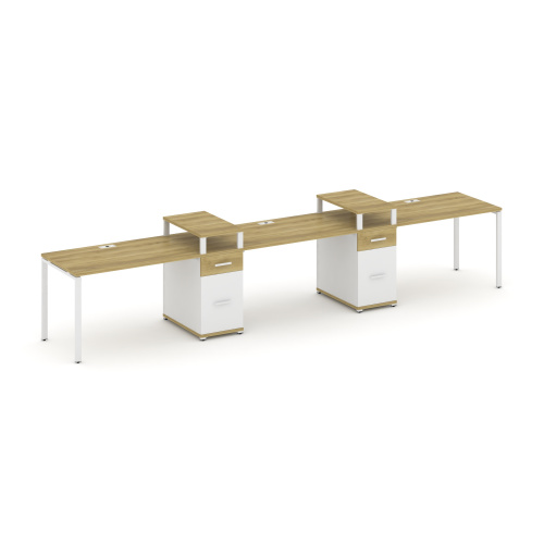 Бенч-система на 3 места с 2 опорными тумбами Concept CN.ORS-454 фото 11