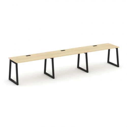 Style Project Рабочая станция 1 сторон. SN-5T1.ORS-053 Акация Лорка/Металл Антрацит/Заглушка Пластик фото 9