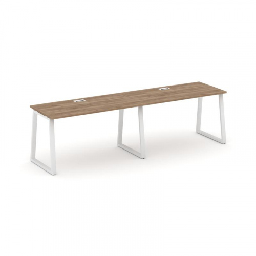 Style Project Рабочая станция 1 сторон. SN-6T1.ORS-011 Акация Лорка/Металл Антрацит/Заглушка Пластик фото 11