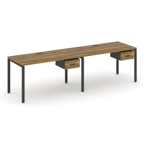 Бенч-система на 2 места с подвесными тумбами Concept CN.ORS-112