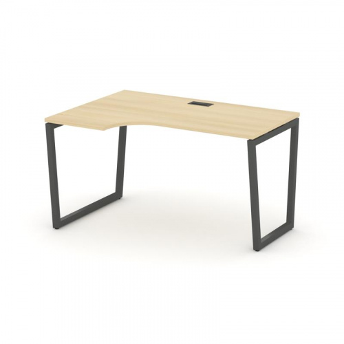 Style Project Стол рабочий эргоном. SN-4T2.SPA-002(L) Акация Лорка/Металл Антрацит/Заглушка Пластик фото 28