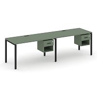 Бенч-система на 2 места с подвесными тумбами Concept CN.ORS-117