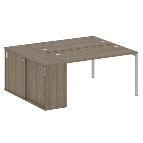 Бенч-система с шкафом-купе на П-обр. м/к Metal System Quattro 40БП.РС-СШК-1.3 фото 3 Бенч-система с шкафом-купе на П-обр. м/к Metal System Quattro 40БП.РС-СШК-1.3 фото 3