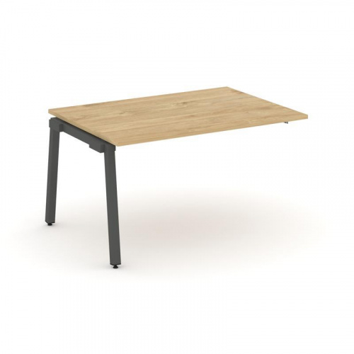 Style Project Проходной наб. элем. перег. стола SN-5A.NSPRG-001.3 Дуб Табак/Металл Белый 980*980*750 фото 8