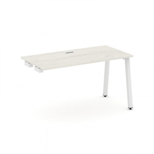 Style Project Стол-приставка к опор. элем. SN-5A.OPRS-013 Дуб Табак/Металл Белый 1380*700*750 фото 21