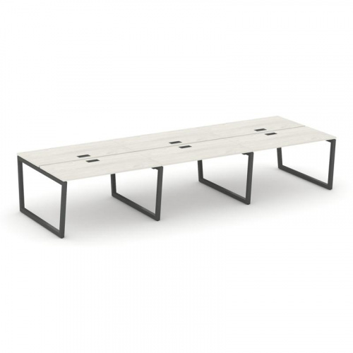 Style Project Рабочая станция 2-х сторон. SN-5T2.DRS-074 Акация Лорка/Металл Антрацит/Заглушка Пласт фото 24