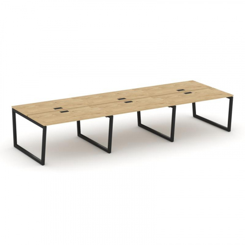 Style Project Рабочая станция 2-х сторон. SN-5T2.DRS-074 Акация Лорка/Металл Антрацит/Заглушка Пласт