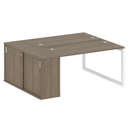 Бенч-система с шкафом-купе на О-обр. м/к Metal System Quattro 50БО.РС-СШК-1.3 фото 3