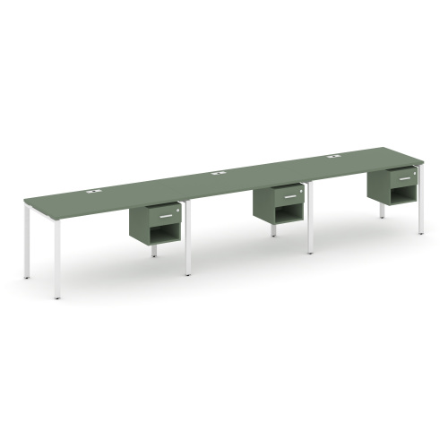 Бенч-система на 3 места с подвесными тумбами Concept CN.ORS-140