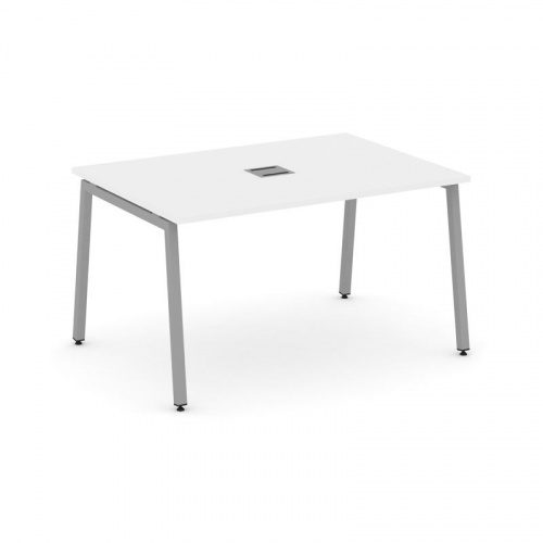 Style Project Стол переговорный SN-4A.SPRG-004 Тиквуд Светлый/Металл Белый 1580*980*750 фото 2