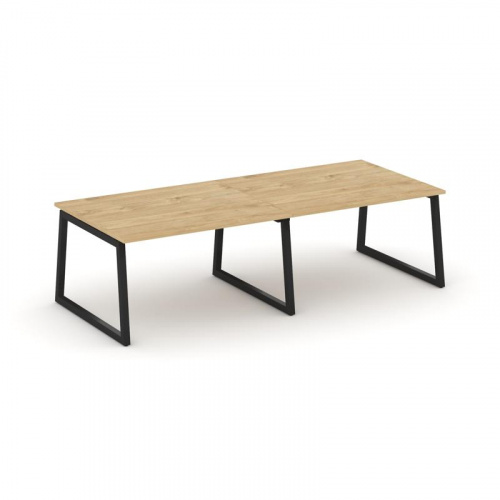 Style Project Стол переговорный SN-5T1.SPRG-042.3 Акация Лорка/Металл Антрацит 2360*1180*750