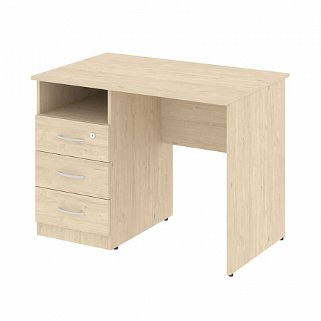 Nova S Стол письменный с тумбой левый В.СПТ-1 (L) Бук Артизан 1000*650*750