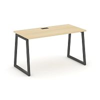 Style Project Стол письменный SN-4T1.SP-013 Акация Лорка/Металл Антрацит/Заглушка Пластик Черный 138