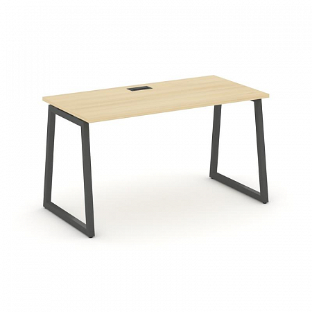 Style Project Стол письменный SN-4T1.SP-023 Акация Лорка/Металл Антрацит/Заглушка Пластик Черный 138
