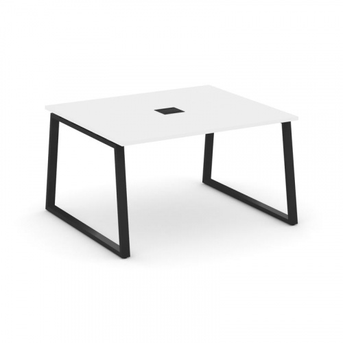 Style Project Стол переговорный SN-6T1.SPRG-032 Акация Лорка/Металл Антрацит/Заглушка Металл Антраци фото 9