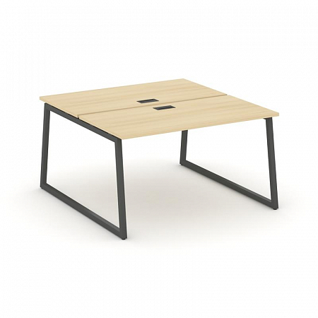 Style Project Рабочая станция 2-х сторон. SN-4T1.DRS-024 Акация Лорка/Металл Антрацит/Заглушка Пласт