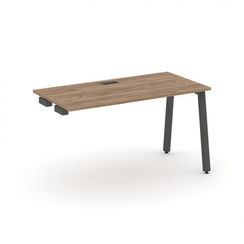 Style Project Стол-приставка к опор. элем. SN-5A.OPRS-013 Дуб Табак/Металл Белый 1380*700*750 фото 25