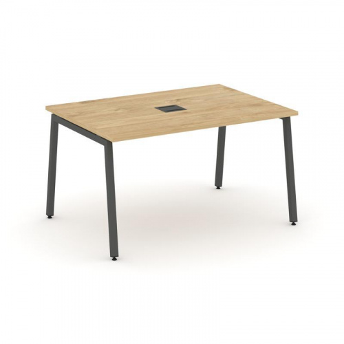 Style Project Стол переговорный SN-4A.SPRG-004 Тиквуд Светлый/Металл Белый 1580*980*750 фото 17