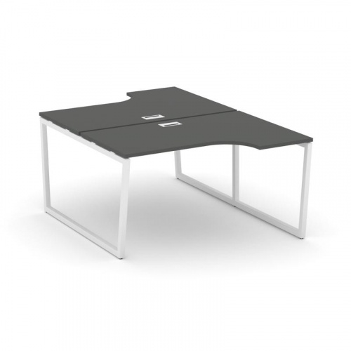 Style Project Рабочая станция эргоном. SN-4T2.DRPA-002 Акация Лорка/Металл Антрацит/Заглушка Пластик фото 18